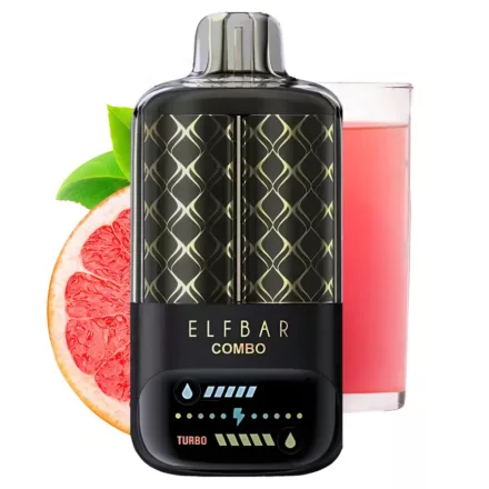 ELF BAR COMBO 25000 - PINK LEMONADE AND GRAPEFRUIT 5% - RECHARGEABLE